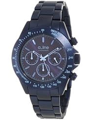 a_line Womens 20050-NB Amore Chronograph Royal Blue Aluminum Watch