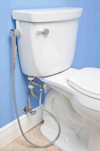 Aquaus Toilet Bidet Handle / Diaper Sprayer with ** BONUS ** Rockin' Green Laundry Detergent and Tooth Tissue sample