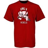 Nike UNLV Runnin' Rebels Red Old School Football T-shirt