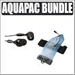 Aquapac 916 Waterproof Headphones & 515 Waterproof DVD Ipod Zune sport MP3 Player Case Bundle