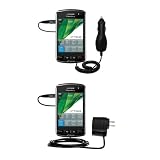 Essential Kit for the Blackberry Storm includes a Car and Wall Charger - Gomadic Brand w/ TipExchange Technology