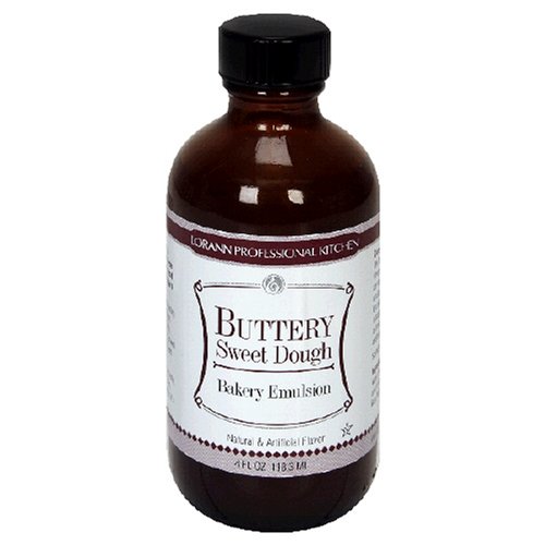 LorAnn Bakery Emulsions, Buttery Sweet Dough Emulsion, 4-Ounce Bottles (Pack of 5) by LorAnn Oils