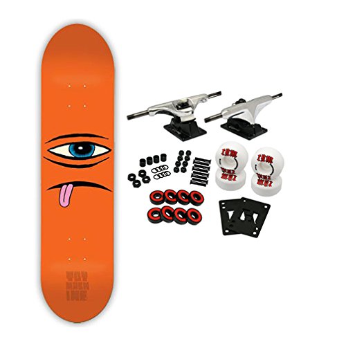TOY MACHINE Complete Pro Skateboard SECT FACE ORANGE 7.87