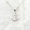 Sterling Silver Dainty Anchor Necklace