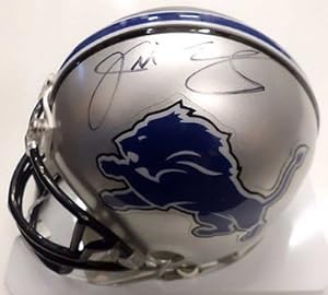 Jim Schwartz Detroit Lions Signed Mini Helmet Coa