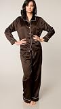Barefoot Dreams Espresso/Pink PJ Set
