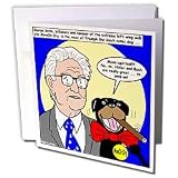 Rich Diesslins Funny General - Editorial Cartoons - George Soros and Triumph the Insult Comic Dog - Greeting Cards-6 Greeting Cards with envelopes
