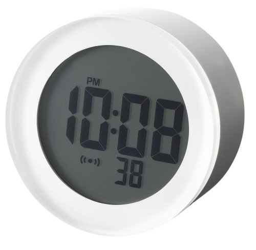 Cover image : アクリルラウンド電波クロック LCR048-W 02190433 ホワイト