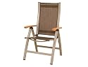 Sun Garden Klappsessel Alu Sun Star Comfort, bicolor mocca Eukalyptus FSC PURE GFA-COC-1447