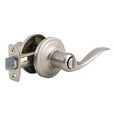  : Kwikset 97300-686 Signatures Tustin Privacy Lever, Satin Nickel