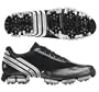 adidas Tour 360 Sport Golf Shoe (Black/Metallic Silver) - Black/Metallic Silver 10 wide