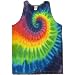 Tie Dye Mania Adult Rainbow Swirl Tie-dyed Tank