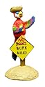 No Work Ahead Parrot Bobble Head Key Keeper