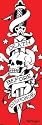 Ed Hardy - Death Before Dishonor Tür-Poster (158 x 53cm)