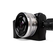 ソニー デジタル一眼α NEX-5用速写ケース（ストラップ付）ブラック