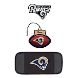St. Louis Rams Automotive Package: Emblem, Air Freshner & CD Visor