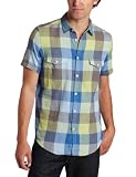 Ben Sherman Mens Short Sleeve Double Cloth Oversized Check Shirt
