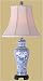 Classic Traditional Formal Quality Lighting - 27 Blue & White Canton Porcelain Jar Oriental Style Table Lamp