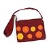 Cotton Burgundy Messenger Bag 