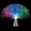 Fiber Optic Vibrating Light- Cycles Through Array of Red, Blue and Green