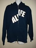 ALIFE Mens Split Zip Hoodie Sweatshirt in Midnight Blue