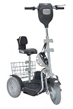 EV Rider SNR1000 Stand N Ride Mobility Scooter - Silver with Black