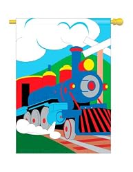 Train Flag Indoor/Outdoor 28" x 44"