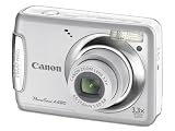 Canon PowerShot A480 Digitalkamera (10 Megapixel, 3-fach opt. Zoom, 6,4 cm (2,5 Zoll) Display) Silber