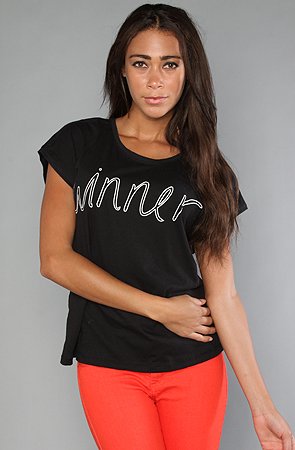 Motel The Loretta Winner Tee,T-shirts for Women Cheap Motel The Loretta Winner Tee,T-shirts for Women Cheap