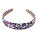 Candygirl 2.5cm Wide Headband For Girls Flower Butterfly Girls Headbands Christmas Gifts Headbands (5pcs Assorted Colors Per Pack)