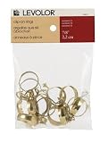 Levolor A7004214822 Round Brass Cafe Clip
