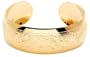 14k Yellow Gold Filled Sterling Silver Etched Flower Design Bracelet