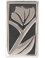 Sterling Silver Simplicity American Quilt Necklace Pendant. Made in USA.
