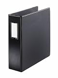 Cardinal 18541 Recycled Easy Open Slant-D Bndr w/lbl hldr, Extra Wide, 3 capacity, Black