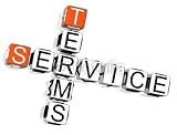 Wallmonkeys Peel and Stick Wall Decals - Terms Service Crossword - 24"W x 18"H Removable Graphic