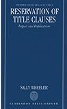 Reservation of title clauses : impact and implications