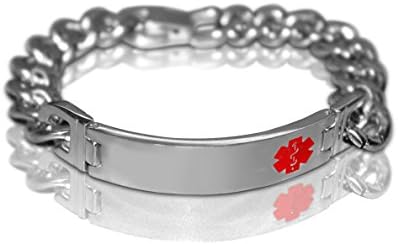 Medical Alert ID Jewelry Bracelet - High Quality Stainless Steel Design LLRM-10 - Men and Women