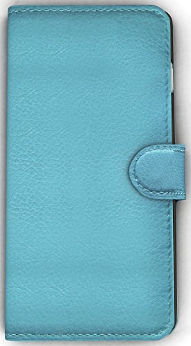 Iphone 5, 5C & 5S Full-Body Premium PU Flip Cover Case for Apple Iphone 5, Folio Leather Flip Wallet Case with Foldable Kickstand Stand By Foxx Electronics (Blue)