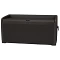 Keter 17186993 Kissenbox XL Rattan Style Storage Box 400L, Kunststoff, braun