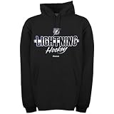 NHL Reebok Tampa Bay Lightning Black Allegiance Pullover Hoody Sweatshirt (X-Large)