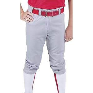 Belted Waist Baseball Pants by 
