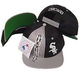 MLB CHICAGO WHITE SOX OLD SCHOOL FLAT BILL SNAPBACK HAT