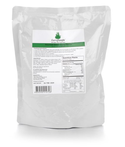 Green Thai Curry Sauce (9 Servings Per Pouch)
