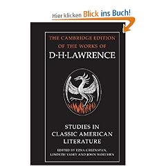 Studies in Classic American Literature (The Cambridge Edition of the Works of D. H. Lawrence)
