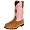 John Deere Women's Wellington JD3285 Boot,Tan/Pink,5 W US