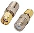 RF coaxial coax adapter RP-SMA male to F female