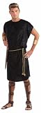 Versatile Black Costume Tunic for Men (XL) - Great for Warriors, Togas, More