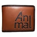 Animal Guinea Leather Wallet - Chocolate