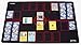 GMC Deluxe 2 Player Compatible Black Red Pokemon Stadium Mat Board Playmat