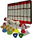 Superior 14" Christmas Crackers Red with Musical Notes (Box of 8) Handbell Choir!